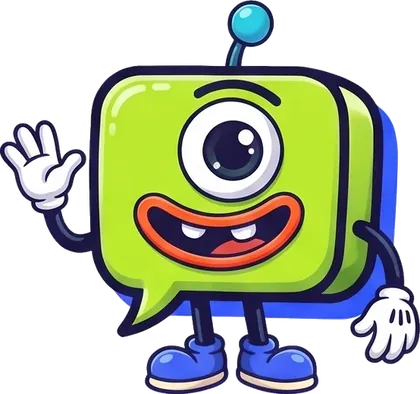 Bip, el personaje del Tío IA, saludando