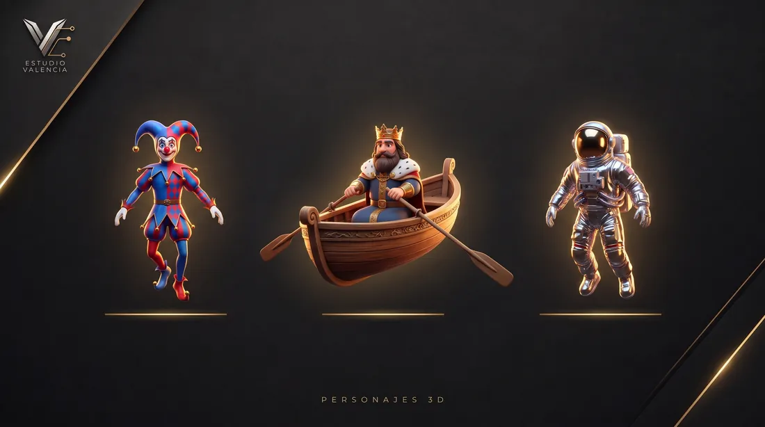 Personajes 3D creados con IA