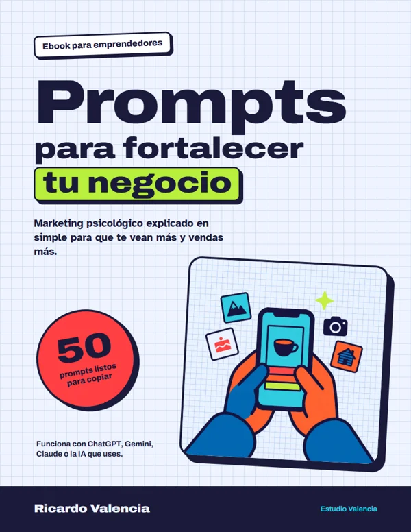 Portada de Prompts para fortalecer tu negocio