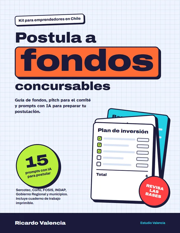Portada del Kit para postular a fondos concursables