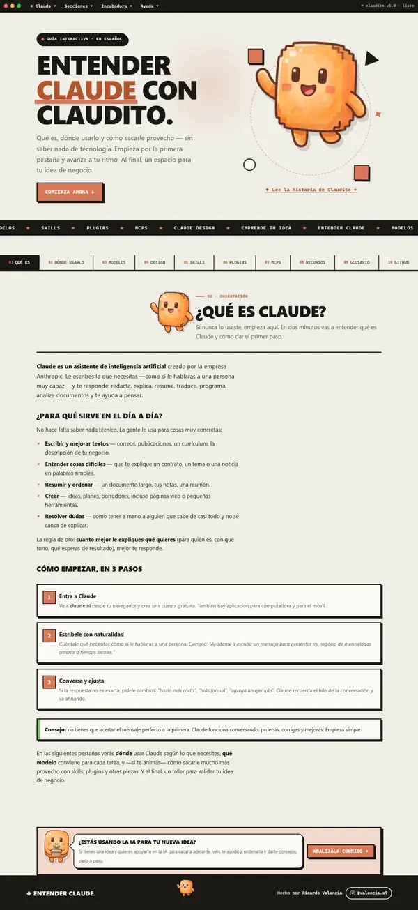Portada de Entender Claude con Claudito